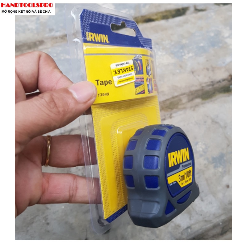 Thước cuộn bọc cao su có nam châm 3m bản 16mm IRWIN T13949