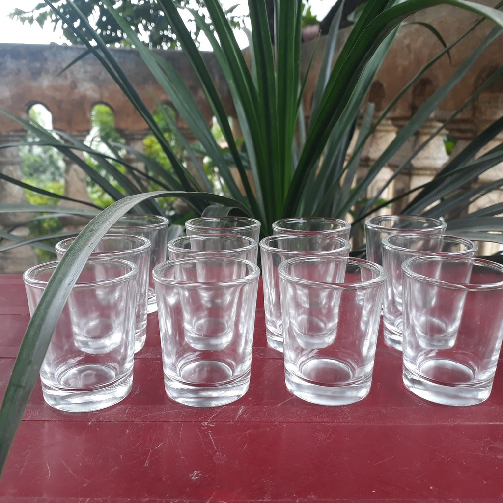 Chén Đựng Rượu Mắt Trâu, Chén Rượu Thủy Tinh Cực Rẻ - Duonghieu6789