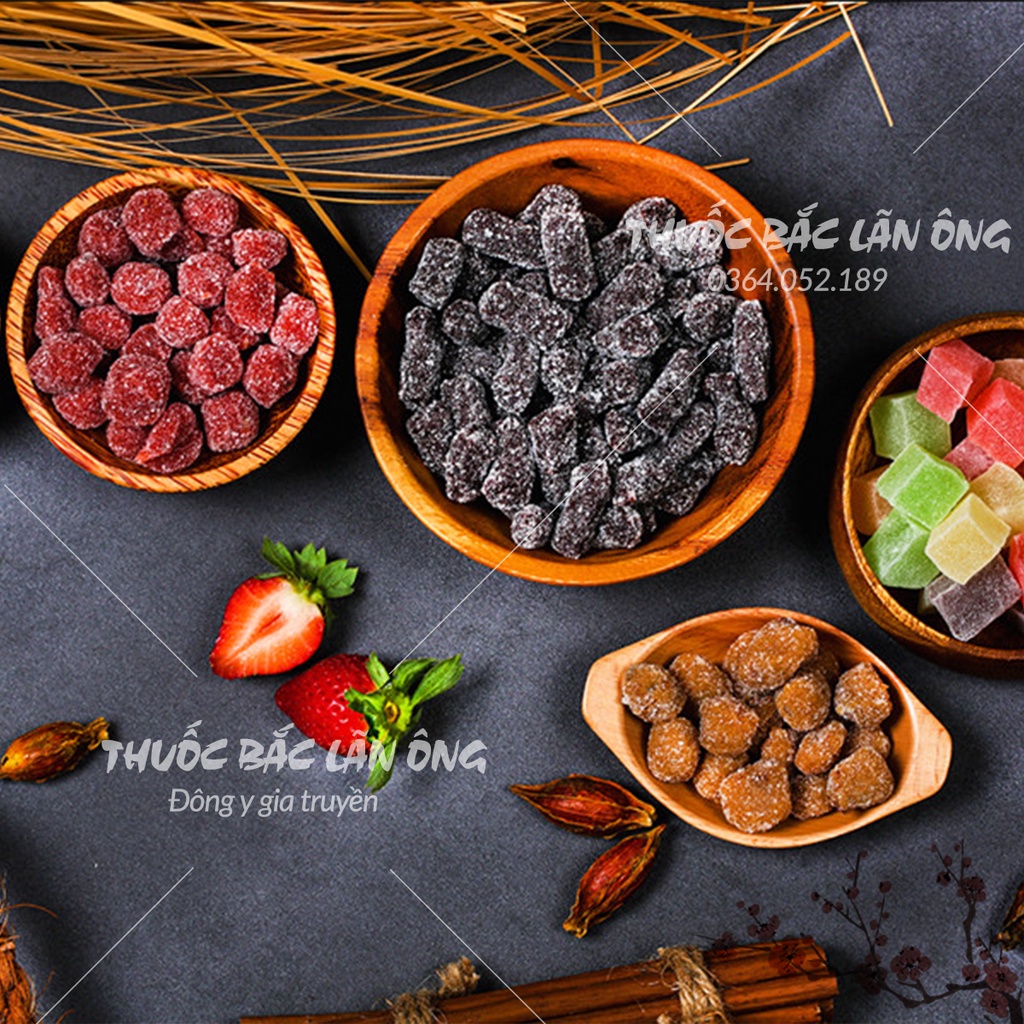 Kẹo dẻo hương dâu mix vị (Kẹo hương dâu tây, dâu tằm, thơm ngon chuẩn vị)