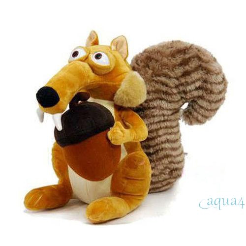 ❄❅❆Kids Baby Toy Animal Doll Ice Age 3 SCRAT Squirrel Stuffed Plush Toy Gift 7 inch