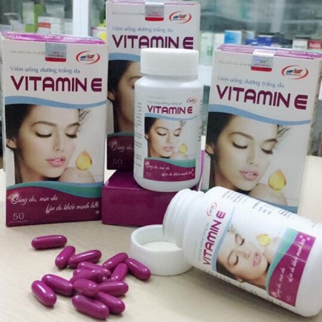 Viên uống dưỡng trắng da Vitamin E