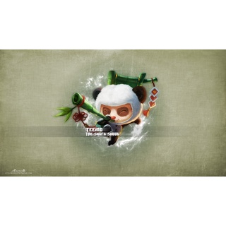 Poster a2, a3, a4 dán tường lol, decal trang trí có keo teemo - mẫu 1