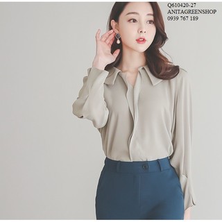 Q610420 áo kiểu sơ mi nữ công sở
