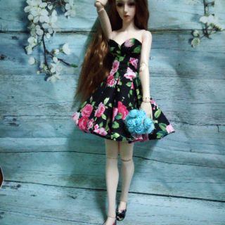 Đầm bjd 1/3 kèm giầy