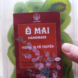 Hũ 500g ô mai kiwi sấy dẻo