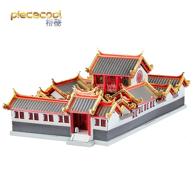 📌 Mô hình lắp ghép kim loại 3d kiến trúc Trung Hoa Tứ Hợp Viện