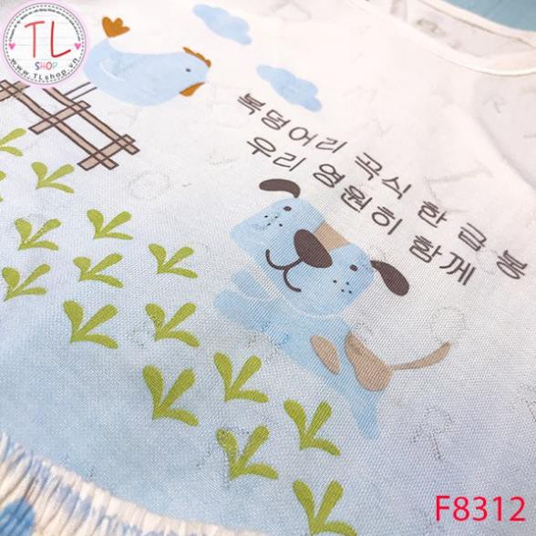 Thời Trang Trẻ Em -Đồ bộ đùi họa tiết thú cưng ngộ nghĩnh – Quần Áo Bé Trai - Bộ Bé Trai - Quần Áo Bé Gái - Bộ Bé