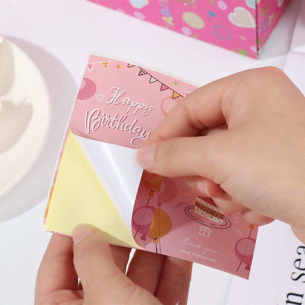 KRNY Set 50 Sticker Niêm Phong Bao Bì Thực Phẩm Kích Thước 2 * 4 Inch