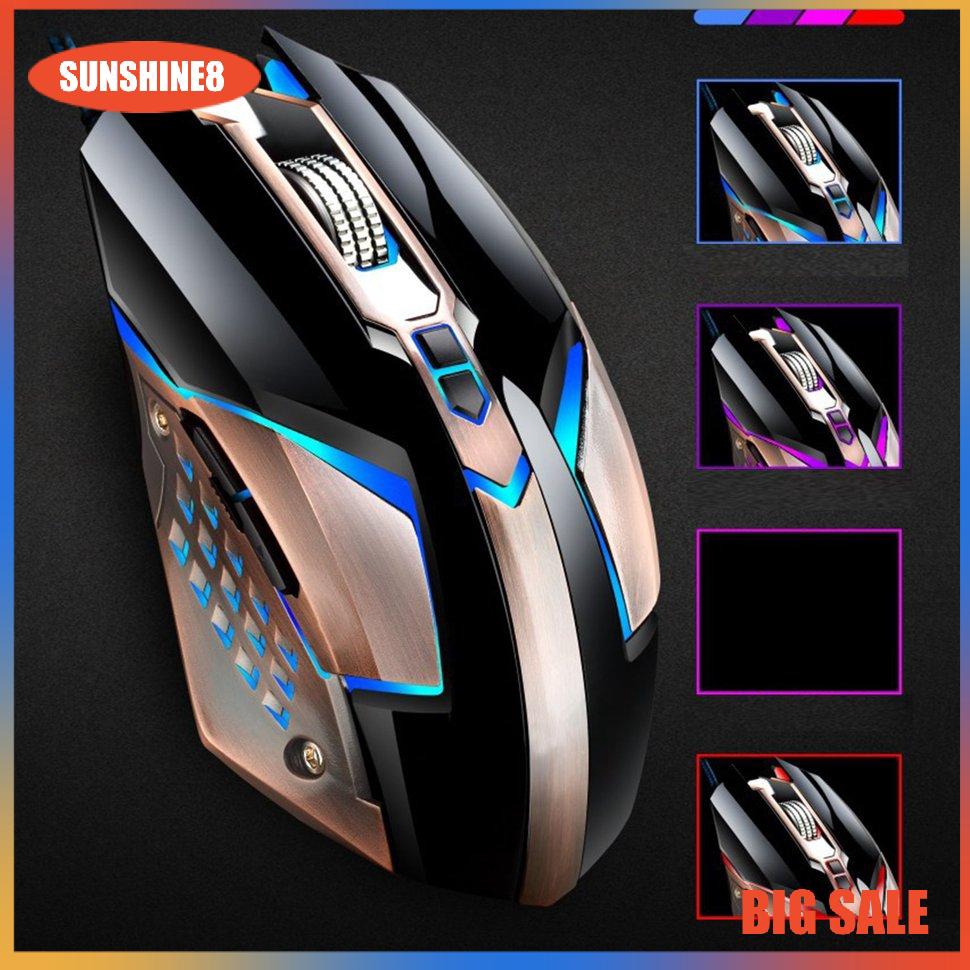 Chuột Quang Chơi Game Có Dây T03 4800dpi 8 Nút