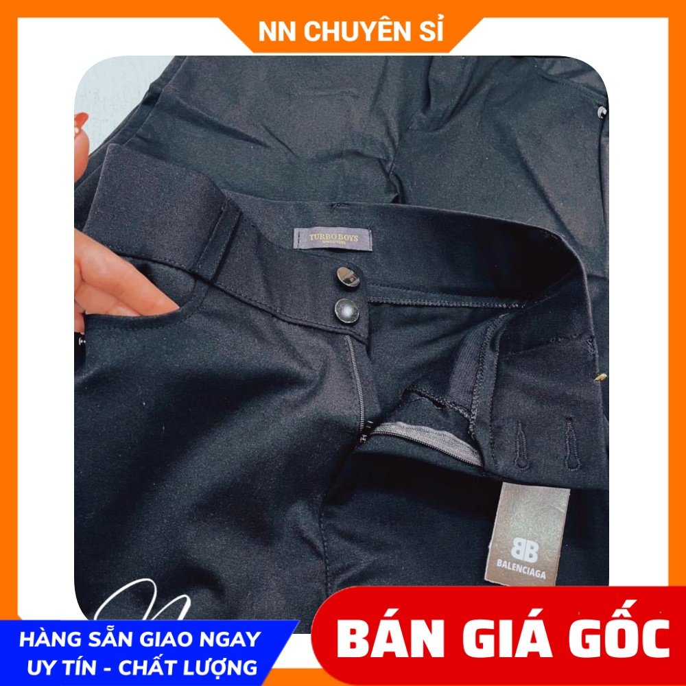 Quần tregging thun umi cao cấp co giãn lên phom ôm dáng lưng phối logo BB dễ thương TS393