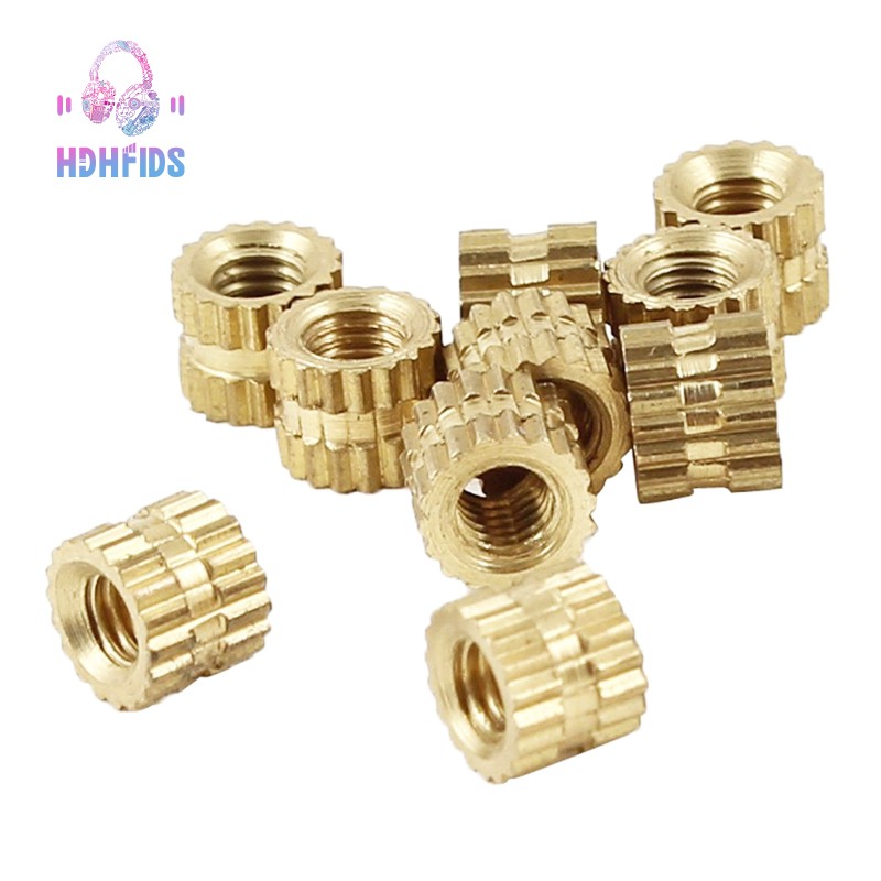 Bộ 100 đai ốc gắn xy lanh M2 x 3mm chất liệu đồng | BigBuy360 - bigbuy360.vn