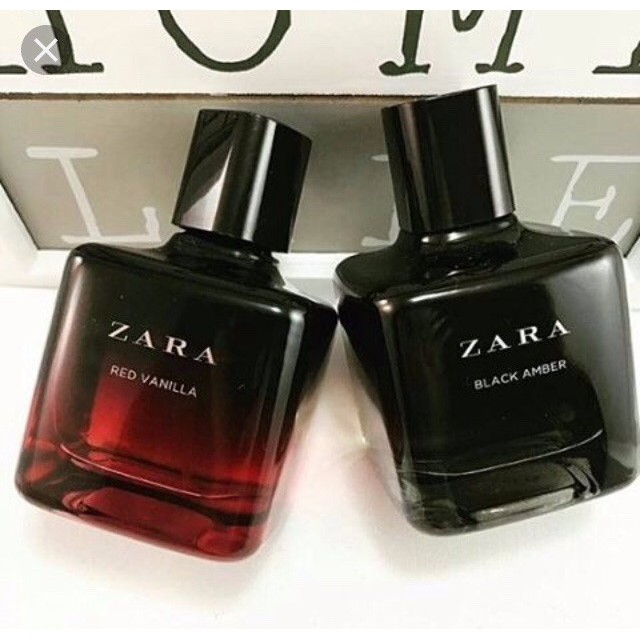 SET NƯỚC HOA ZARA BLACK AMBER & RED VANILLA (hàng châu âu) | Thế Giới Skin Care