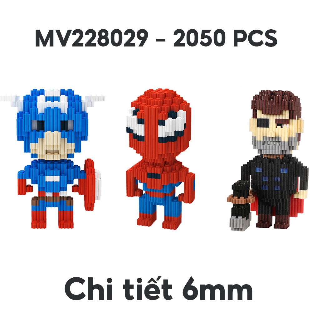Đồ Chơi Lắp Ráp Khối Răng Cưa- Nhân Vật Hoạt Hình Thu Nhỏ Dễ Thương Cho Bé Siêu Hot 600PCS - 1000PCS - Pibo Store
