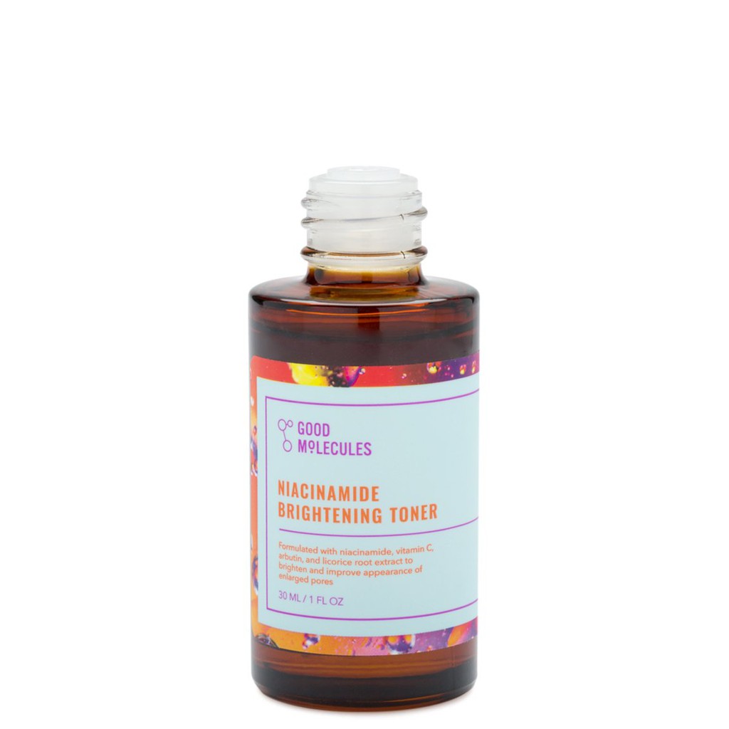 Nước hoa hồng làm sáng da, giảm thâm Good Molecules Niacinamide Brightening Toner 30ml