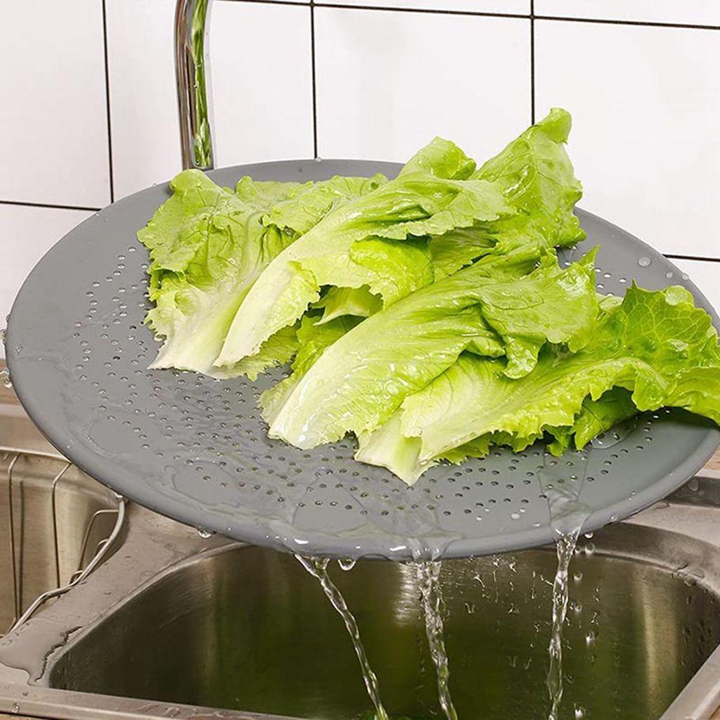 JARRED Tấm Silicone Tròn Chắn Bắn Dầu Đa Năng An Toàn Thực Phẩm