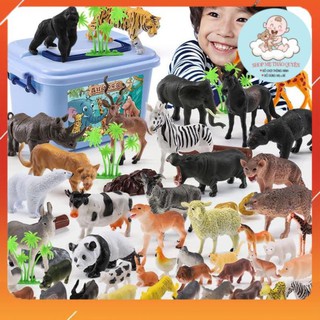 Đồ chơi Hộp mô hình động vật 58 chi tiết
