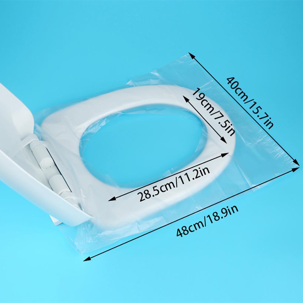 Giấy Lót Bồn cầu Toilet Màng PE KHÔNG THẤM NƯỚC Dùng 1 Lần, Bỏ Túi Tiện Lợi Khi Đi Du Lịch, Khám Bệnh, Mua Sắm