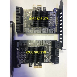 [Có Sẵn Hàng] Card Chuyển Đổi Pci-E Sang Sata 3.0 cho SSD ,HDD 8 Cổng Hoặc 10 Cổng Sata Tùy Chọn