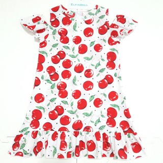 Đầm vải kate Elfindoll cho bé gái 3-6T D282