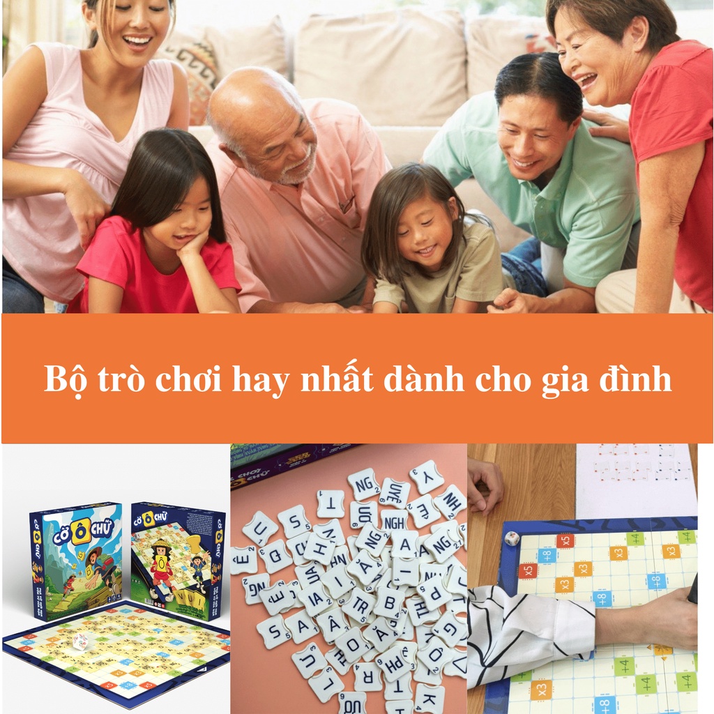 Trò chơi Cờ Ô Chữ - Phá vỡ giới hạn vốn từ của bạn - Board Game VN