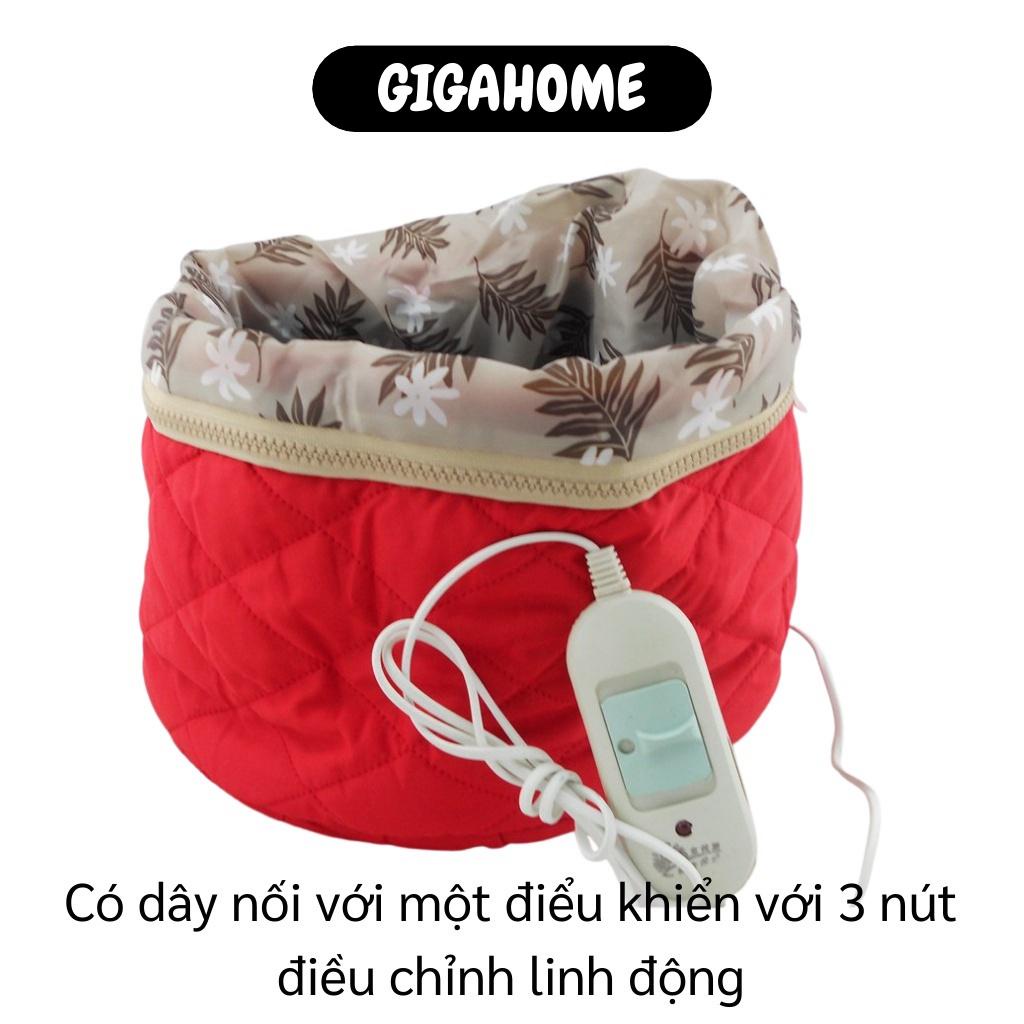 Mũ Hấp Tóc Cá Nhân GIGAHOME, Mức Nhiệt Cố Định, Có Dây Khóa Kéo Điều Chỉnh Độ Rộng 6065