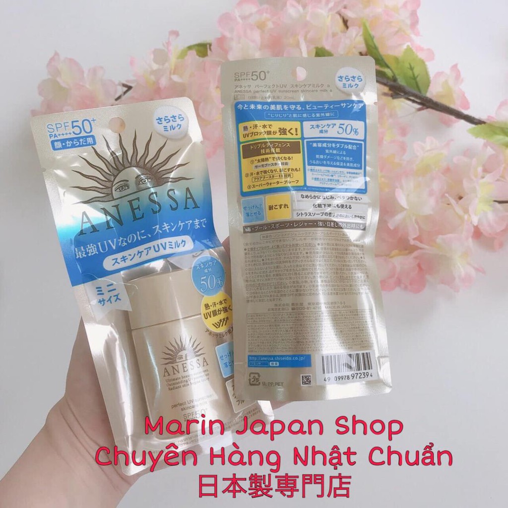 Kem chống nắng Anessa Shiseido chuẩn  mua tại Store Nhật Bản