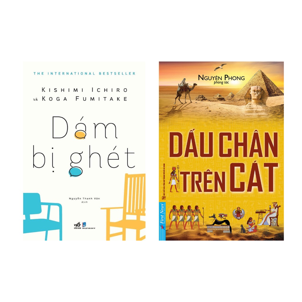 Sách Combo 2 Cuốn: Dám Bị Ghét + Dấu Chân Trên Cát