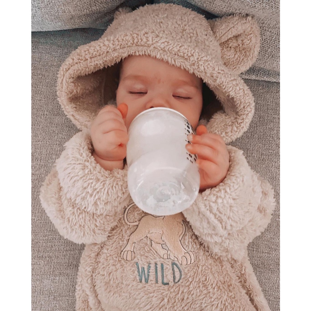 COMBO Bình sữa ty siêu mềm tự nhiên Tommee Tippee Closer to Nature 260ml &amp; Núm ty silicon siêu mềm Fast Flow 6M+