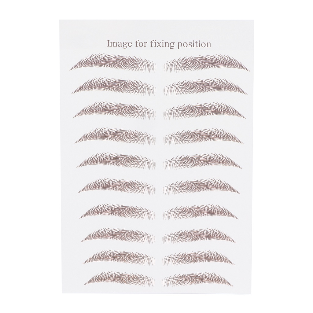 Lithium067 Professional Waterproof Eyebrow Tattoo Sticker Transfer for Women hình xăm lông mày