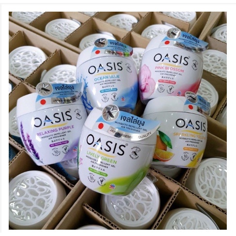 [Nội Địa Thái] Gel thơm phòng đuổi muỗi Oasis 180g Thái Lan