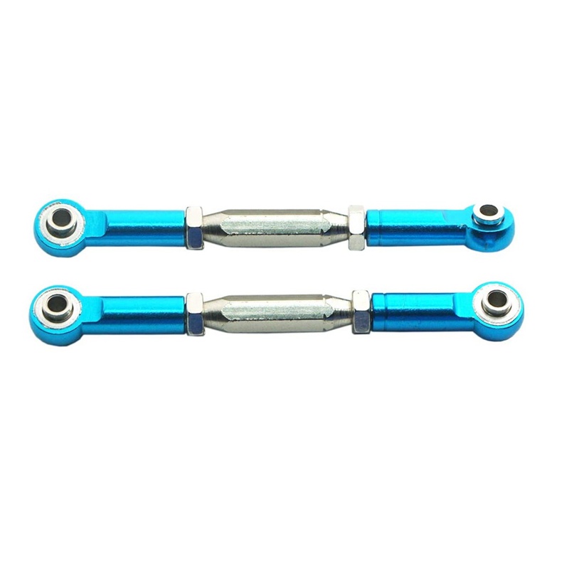 Set 2 Thanh Kéo Liên Kết Servo Bằng Kim Loại Điều Chỉnh Được Cho Traxxas Slash 4x4 5807 Hq727 1 / 10 Rc 2