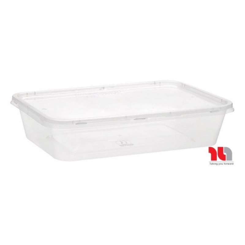 combo 100 hộp nhựa 550ml vuông dùng lò vi sóng