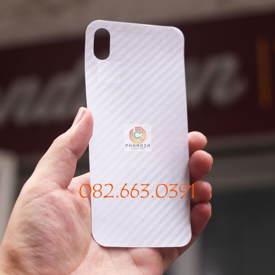 Miếng dán mặt lưng skin carbon Mobiistar Lai Jumbo J 2017