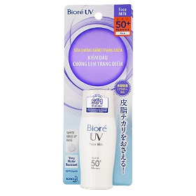 Kem chống nắng trắng mịn giảm nhờn Biore PA++++, SPF50, công nghệ bột phấn phủ Sara từ Nhật Bản