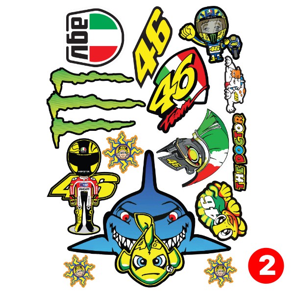 Combo Tem Dán Xe - Team Xe Ex 150 Winner Wave Vario - Team Dán Xe Không Thấm Nước