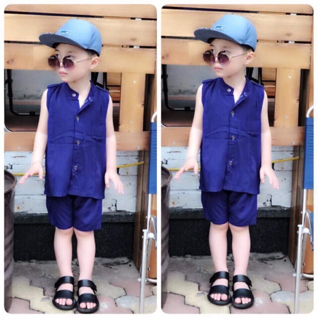 Combo bộ lanh bé trai