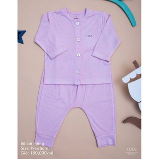 Bộ Nous newborn cài thẳng Petit