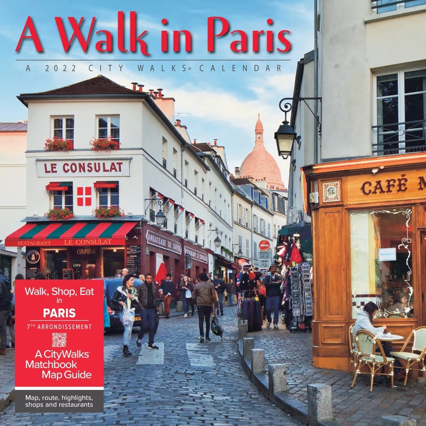 Lịch treo tường 2022 A Walk In Paris - Willow Creek Press