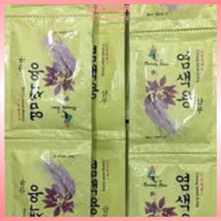 Dầu Gội Đầu Thảo Dược Thiên Nhiên Đen Tóc Nhân Sâm Beauty Star Hàn Quốc 1 gói [HÀNG CHÍNH HÃNG] | BigBuy360 - bigbuy360.vn