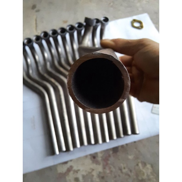 Cổ Pô bô inox 304 lắp xe wave 110 honda