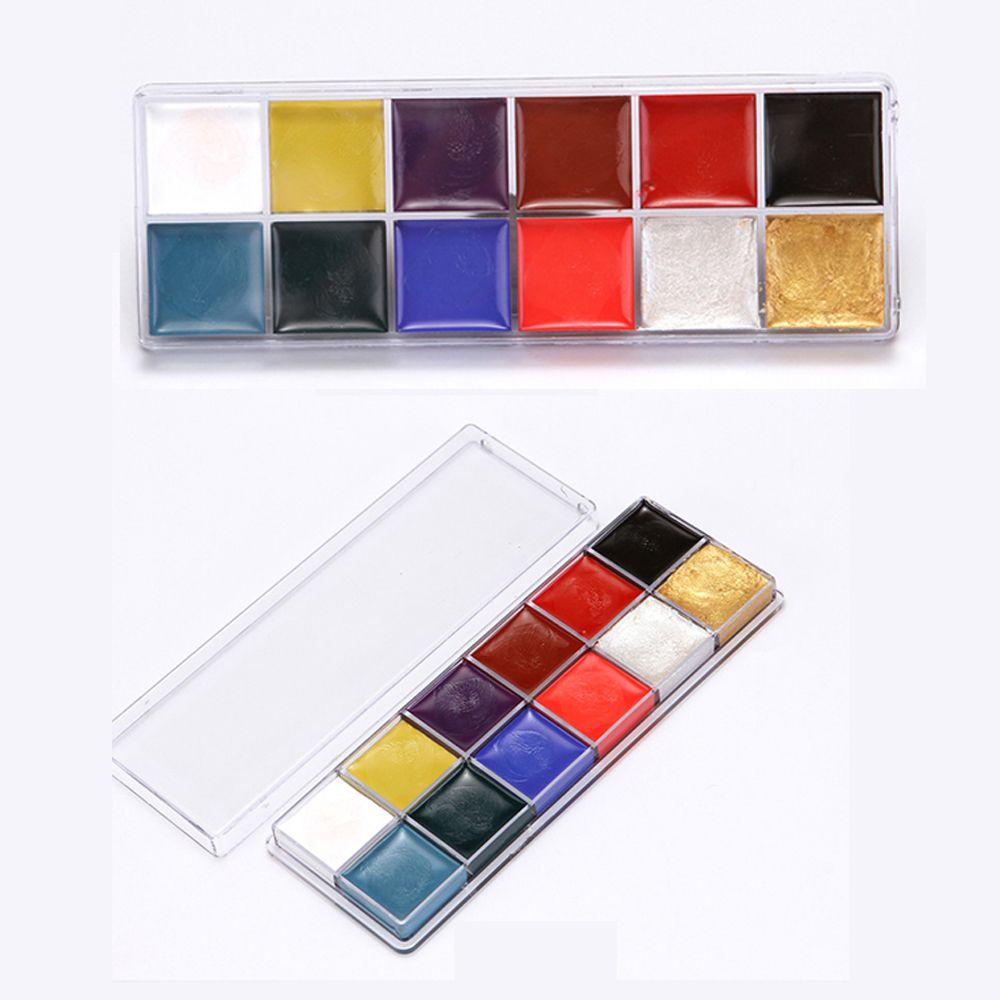 Set 12 Màu Vẽ Mặt Và Cơ Thể Thời Trang Dễ Sử Dụng SOFTNESS