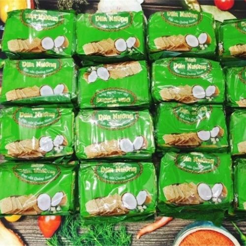 SET 5 GÓI(Siêu rẻ ) Bánh dừa nướng siêu ngon đặc sản Quảng Nam mỗi gói 150gram. Đặc Sản Quảng Nam món quà từ thiên nhiên