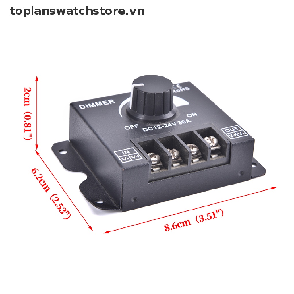 Công Tắc Điều Chỉnh Điện Áp DC 12V 24V 30A 360W