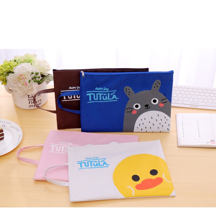 Túi A4 hình thú [Đơn 50k tặng kẹp tóc Hàn Quốc cực xinh]
