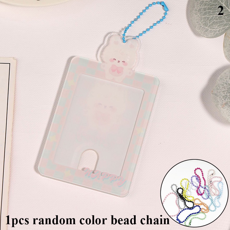 Set Phụ Kiện Trang Trí Thẻ Bằng Acrylic Hình Gấu Dễ Thương