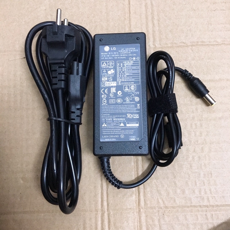 Nguồn Màn Hình LG 12V/4A PC KÈM DÂY NGUỒN