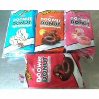 Bánh Donut DOOWEE ( nhân kem sữa,socola, dâu )  gói 30g