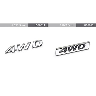 Tem Decal Logo 4wd Dán Xe ô Tô MS-110
