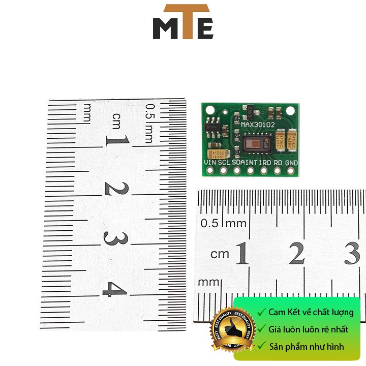 Module cảm biến nhịp tim và nồng độ oxy trong máu MAX30102 3.3V-5V