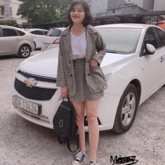 Chân váy ngắn chữ A (có quần trong)